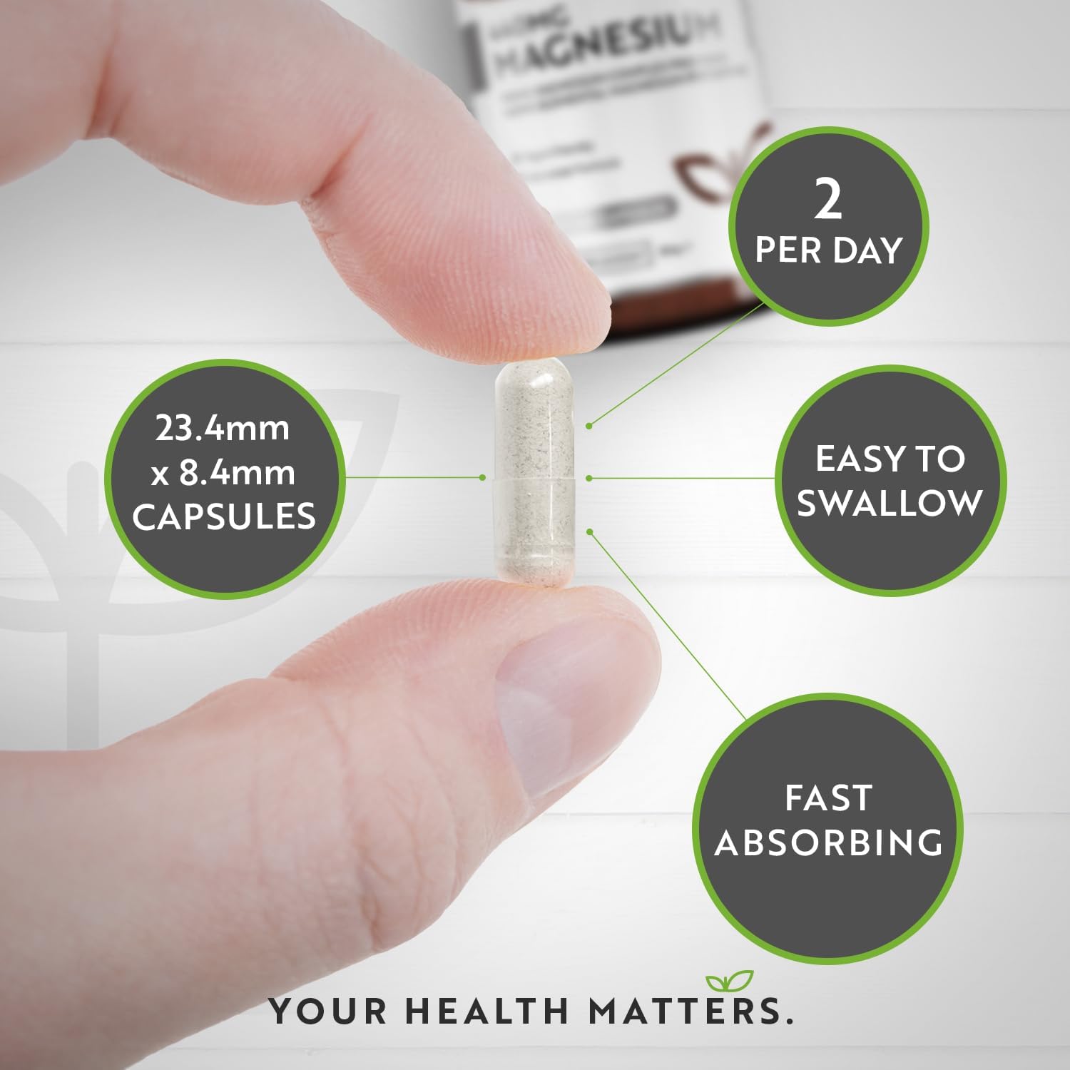 Nutravita, Magnesium Citrate, 180 Capsules - Image 5