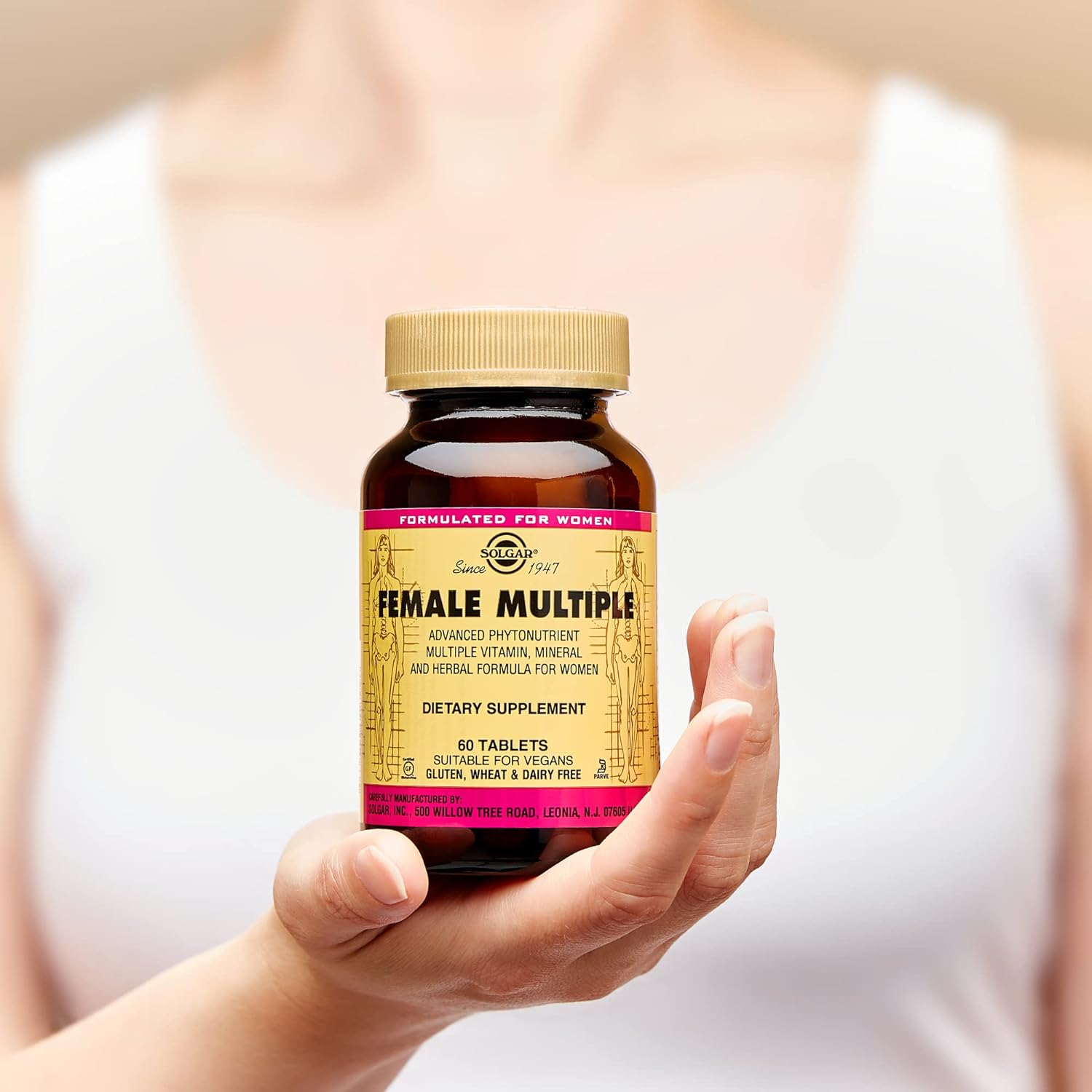 Solgar Female Multiple - Multivitamins and Multiminerals for Women, 120 Tablets - Image 3