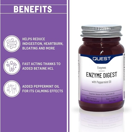 Quest Enzyme Digest Digestive Aid Tablets 135 Tablets