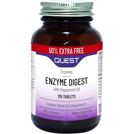 Quest Enzyme Digest Digestive Aid Tablets 135 Tablets