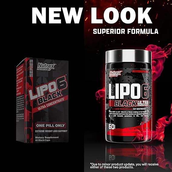 Nutrex Research Lipo-6 Black Ultra Concentrate for Men | 60 Count