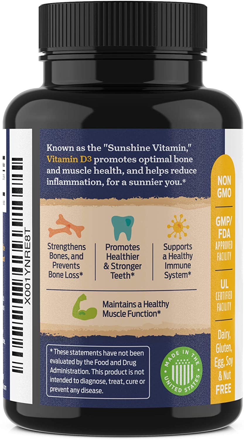 ForestLeaf Vitamin D3 50000 IU - Benefits.