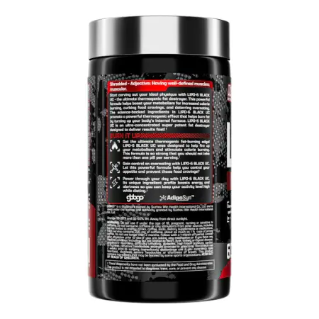 Nutrex Research Lipo-6 Black Ultra Concentrate for Men | 60 Count