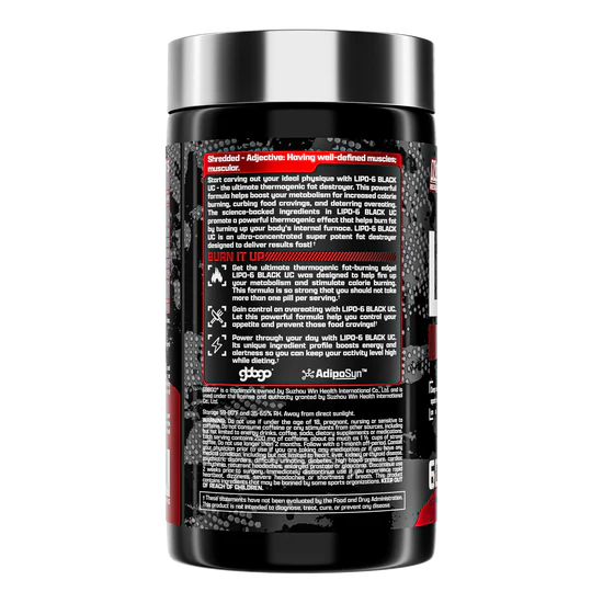 Nutrex Research Lipo-6 Black Ultra Concentrate for Men | 60 Count