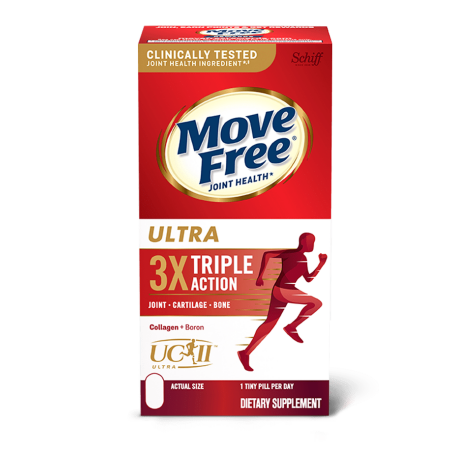 Move Free Ultra Triple Action Type II Collagen, Boron 75 Tablets