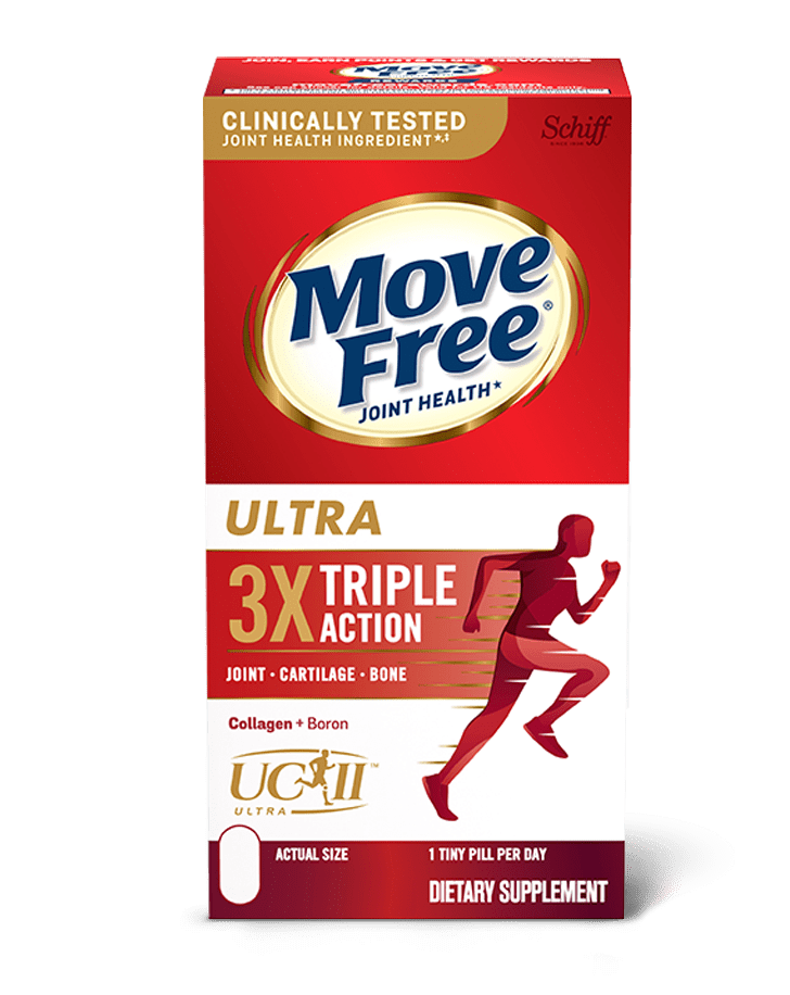 Move Free Ultra Triple Action Type II Collagen, Boron 75 Tablets