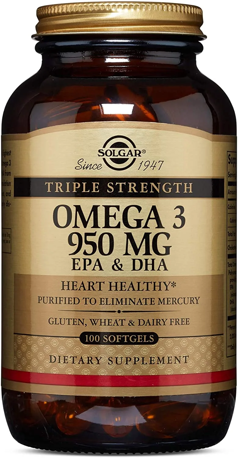 SOLGAR Omega-3 950mg, omega 3