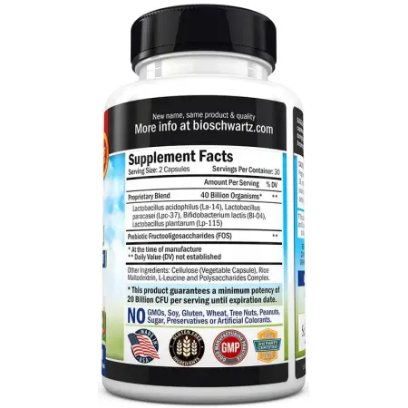 Probiotic, ingredients
