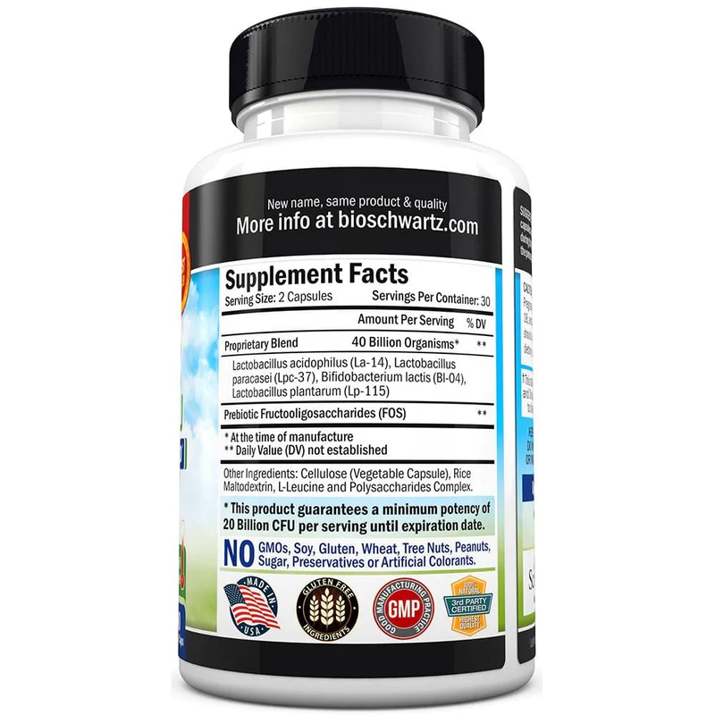 Probiotic, ingredients