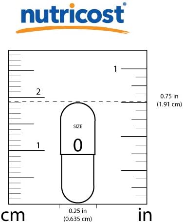 Nutricost, L-Theanine 200mg, Capsule Size