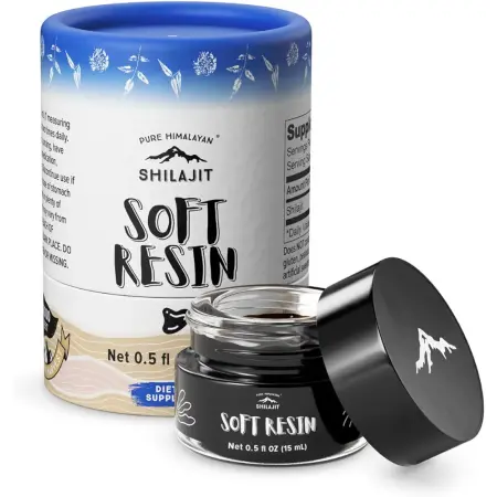 Pure Himalayan Shilajit, Soft Resin, Natural Source of Fulvic Acid &Trace Minerals