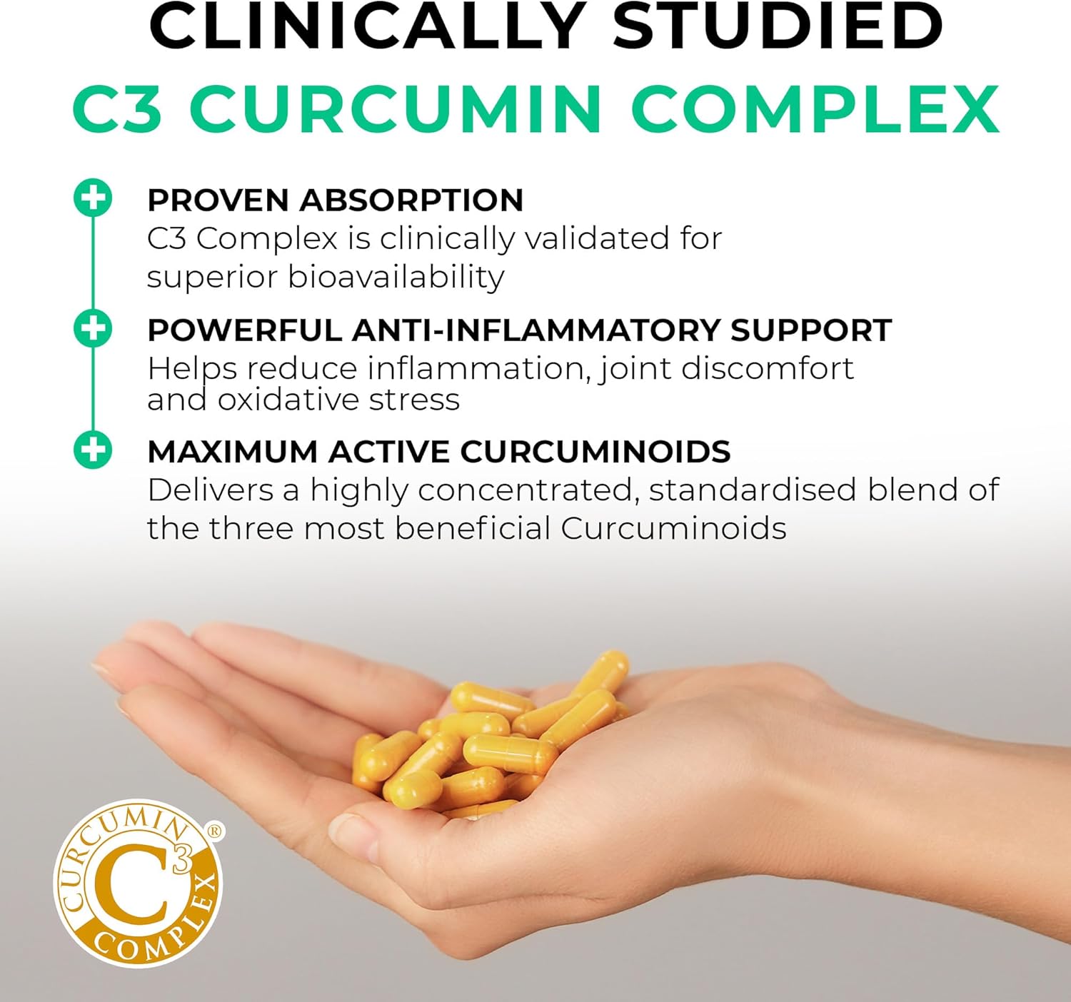 LLS Curcumin 95 Advanced 95% Curcuminoids 60 Capsules - Image 6
