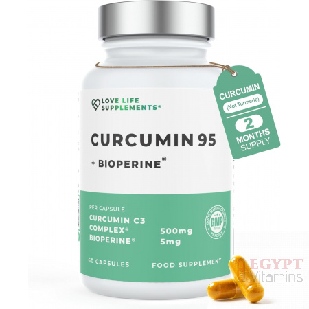 LLS Curcumin 95 Advanced 95% Curcuminoids 60 Capsules