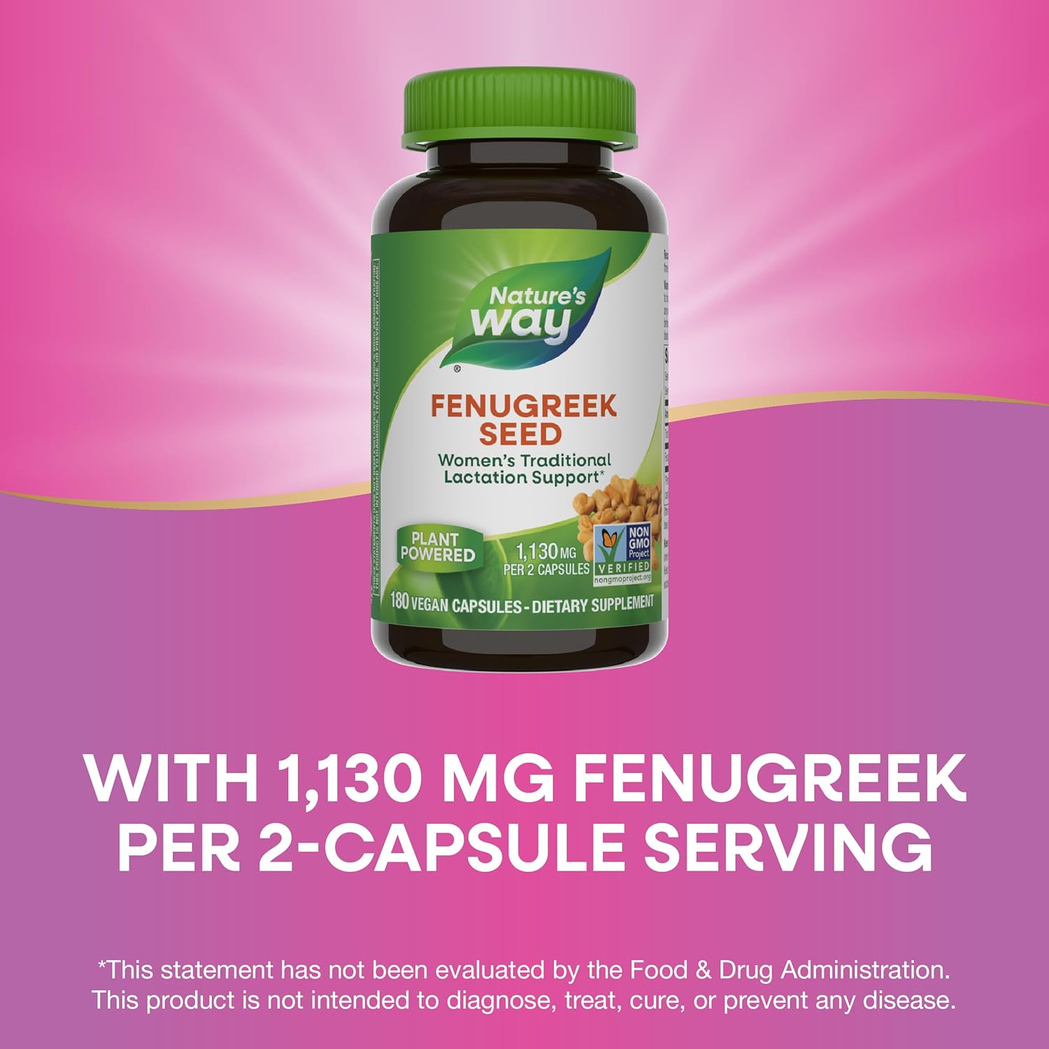 Nature's Way Fenugreek Seed, 180 Count - Image 3