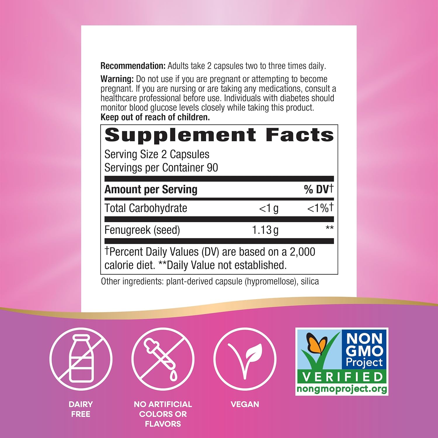 Nature's Way Fenugreek Seed, 180 Count - Image 2