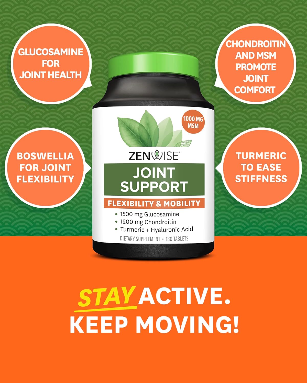 Zenwise Health, Joint Support, Ingredients and benefits