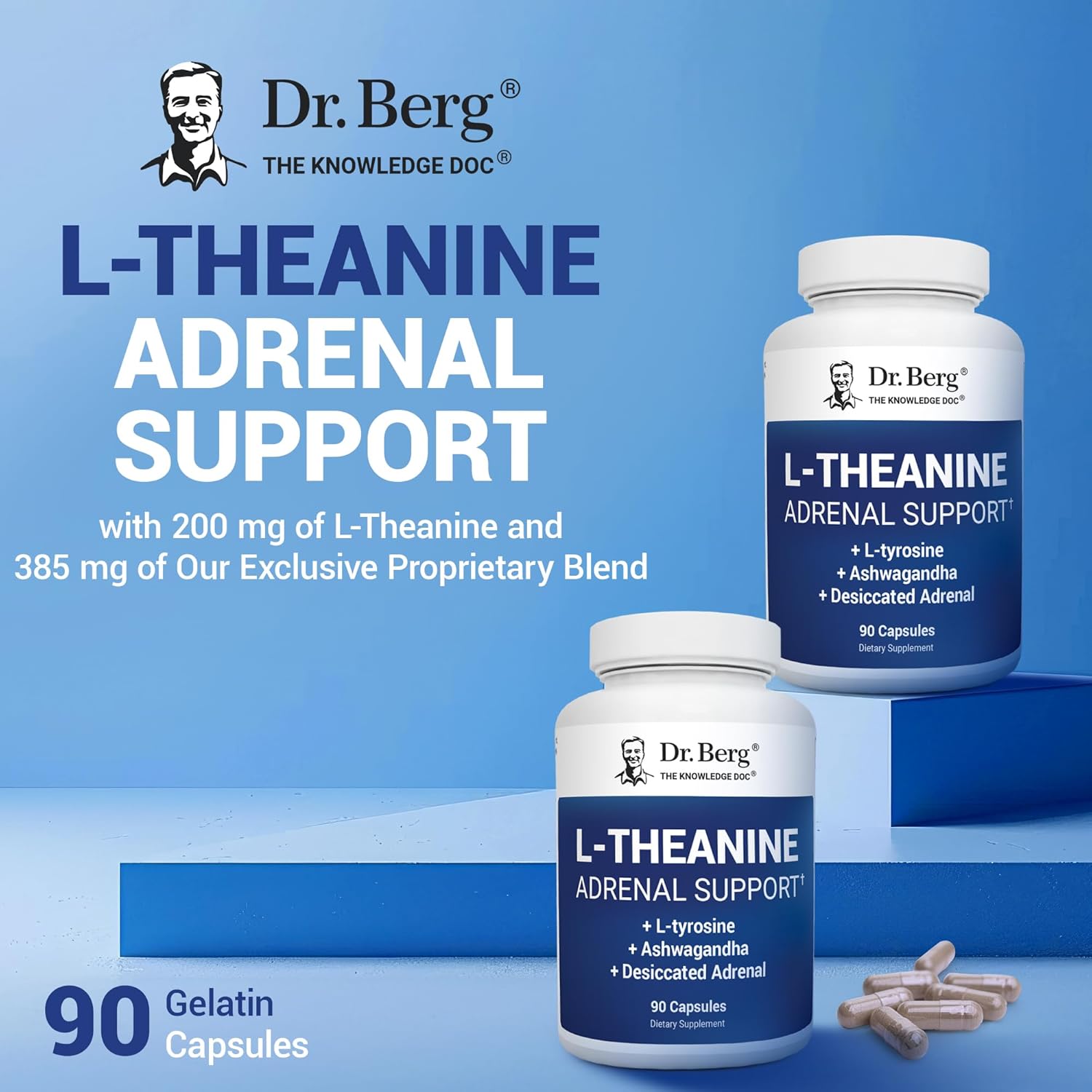 Dr. Berg’s L-Theanine 200mg | 90 Capsules - Image 5