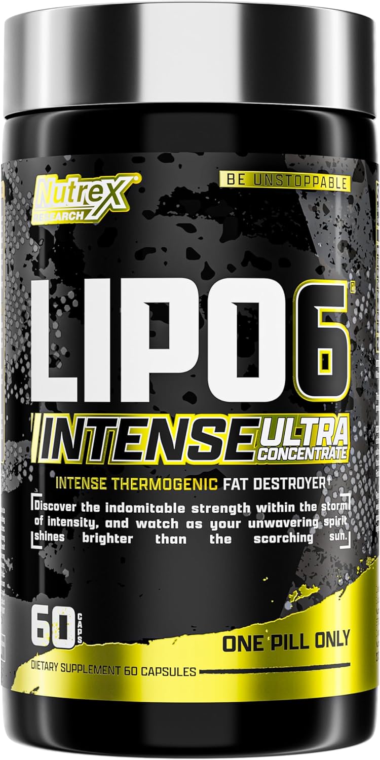 Nutrex Research Lipo-6 Black Intense Ultra Concentrate | Intense Thermogenic Fat Burner