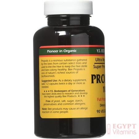Y.S. Eco Bee Farms, Propolis 1000, 90 Veggie Capsules