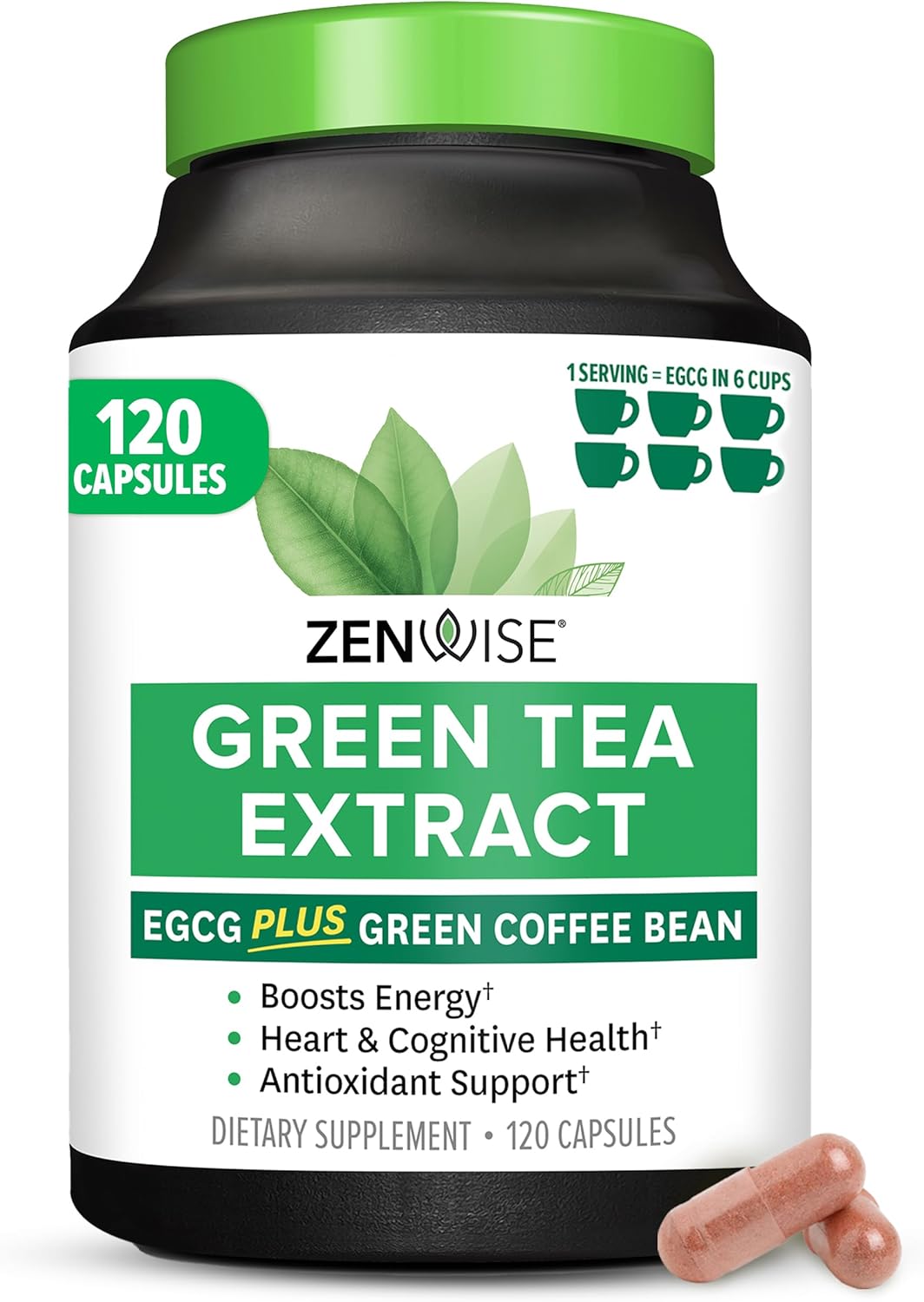 Zenwise Health Green Tea | 120 Count