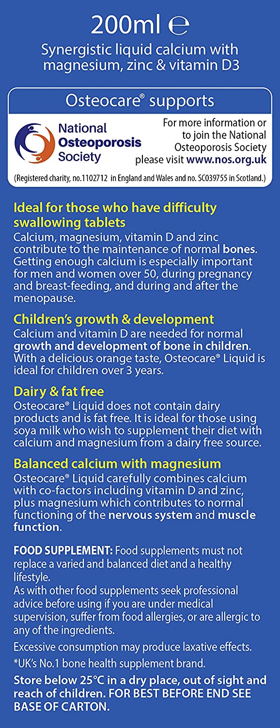 Vitabiotics Osteocare Liquid for Kids, 200 mL