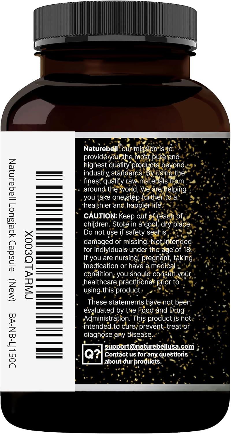 Naturebell, Tongkat Ali 2000mg Per Serving, 150 Capsules