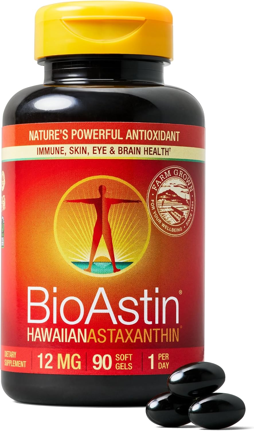Nutrex BioAstin Hawaiian Astaxanthin 12 MG | 90 Count