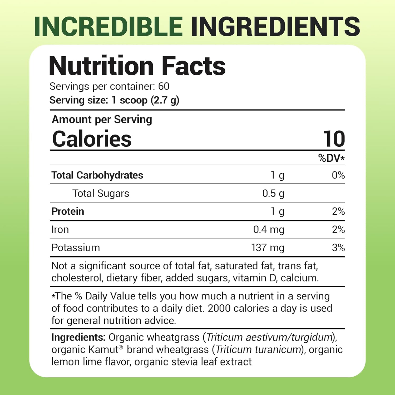 Dr. Berg's Raw Wheatgrass Juice Powder (Lemon Flavor) – 164 Grams - Image 2