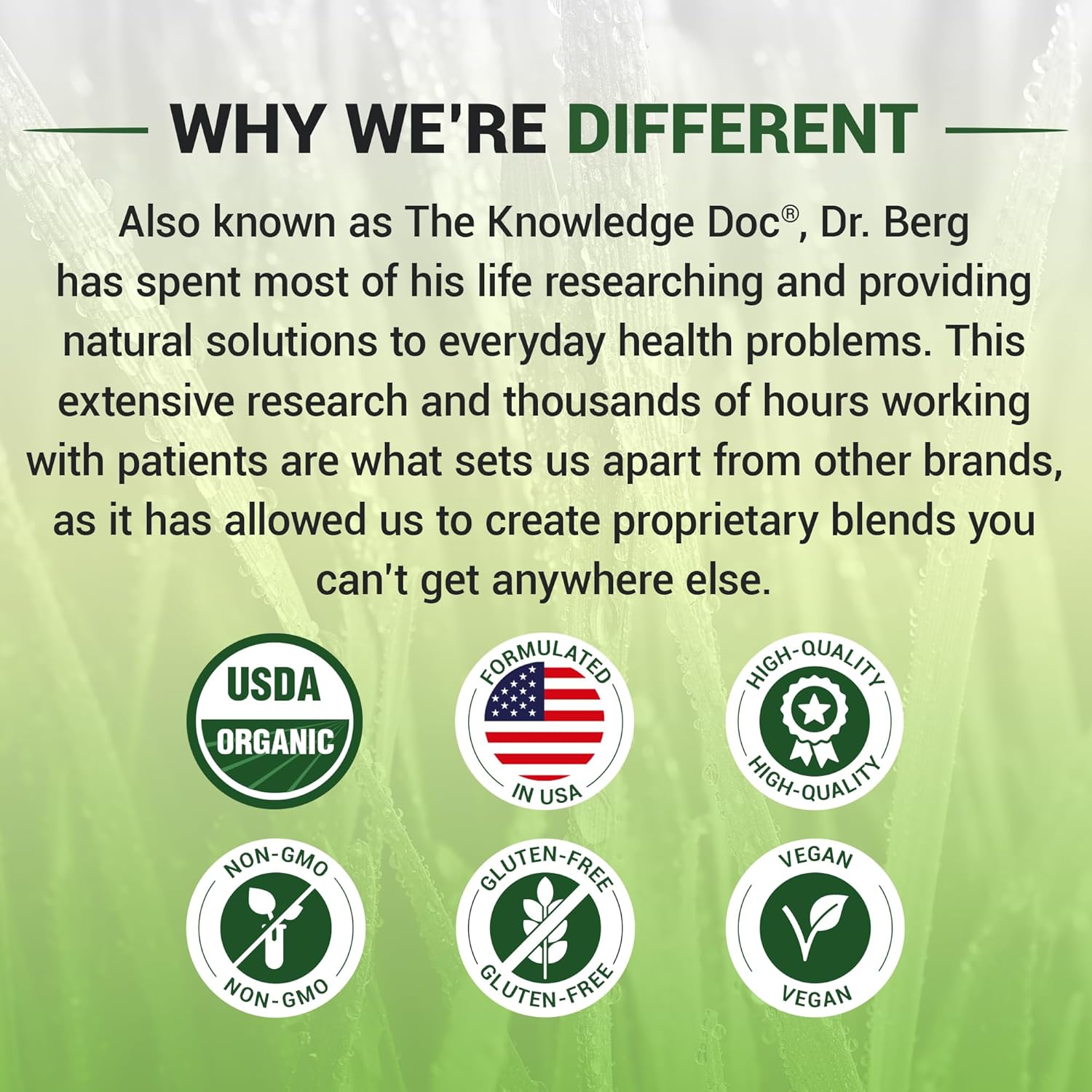 Dr. Berg's Raw Wheatgrass Juice Powder (Lemon Flavor) – 164 Grams - Image 6