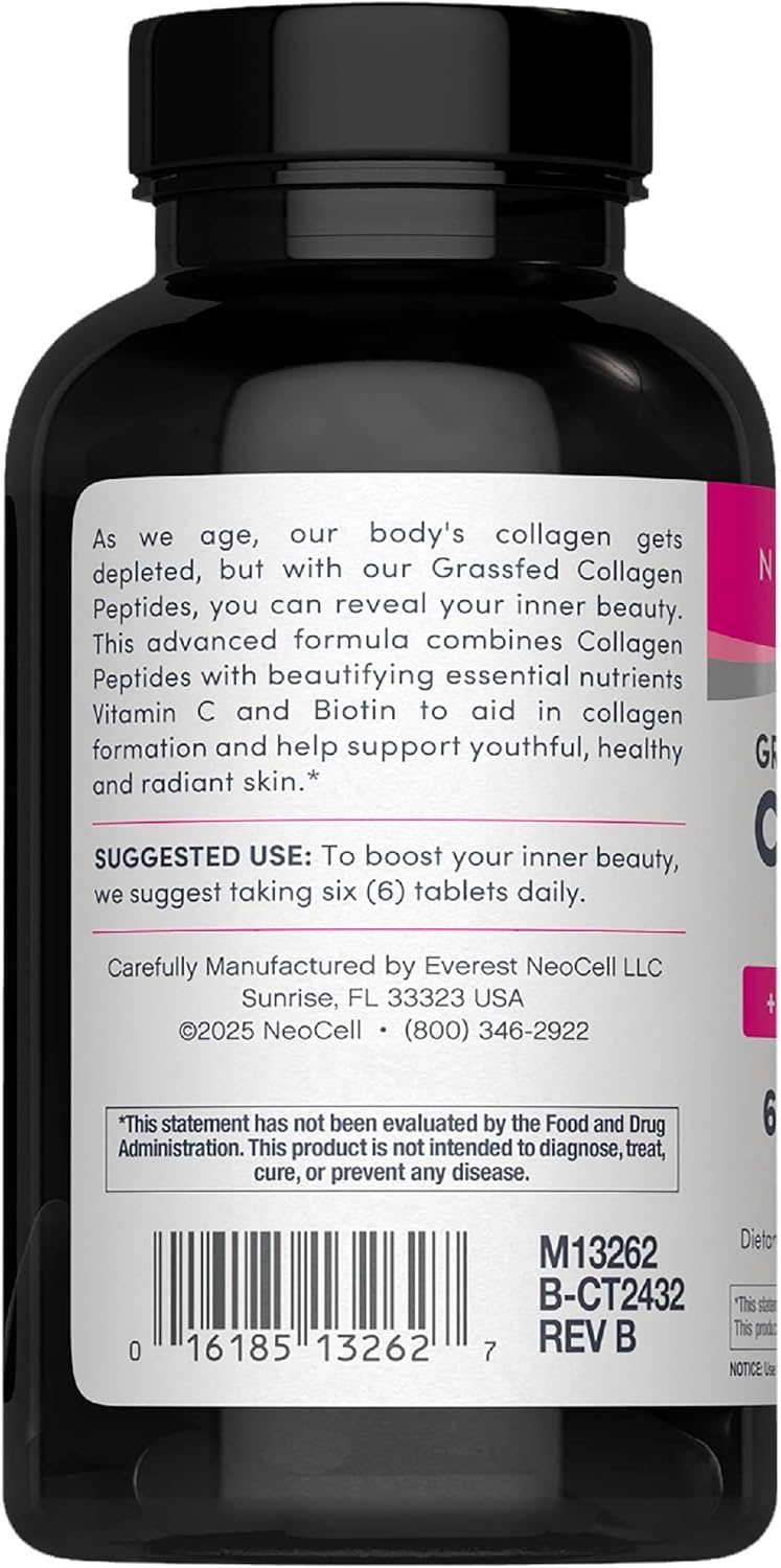 NeoCell Super Collagen Peptides + Vitamin C & Biotin | 270 Tablets - Image 3