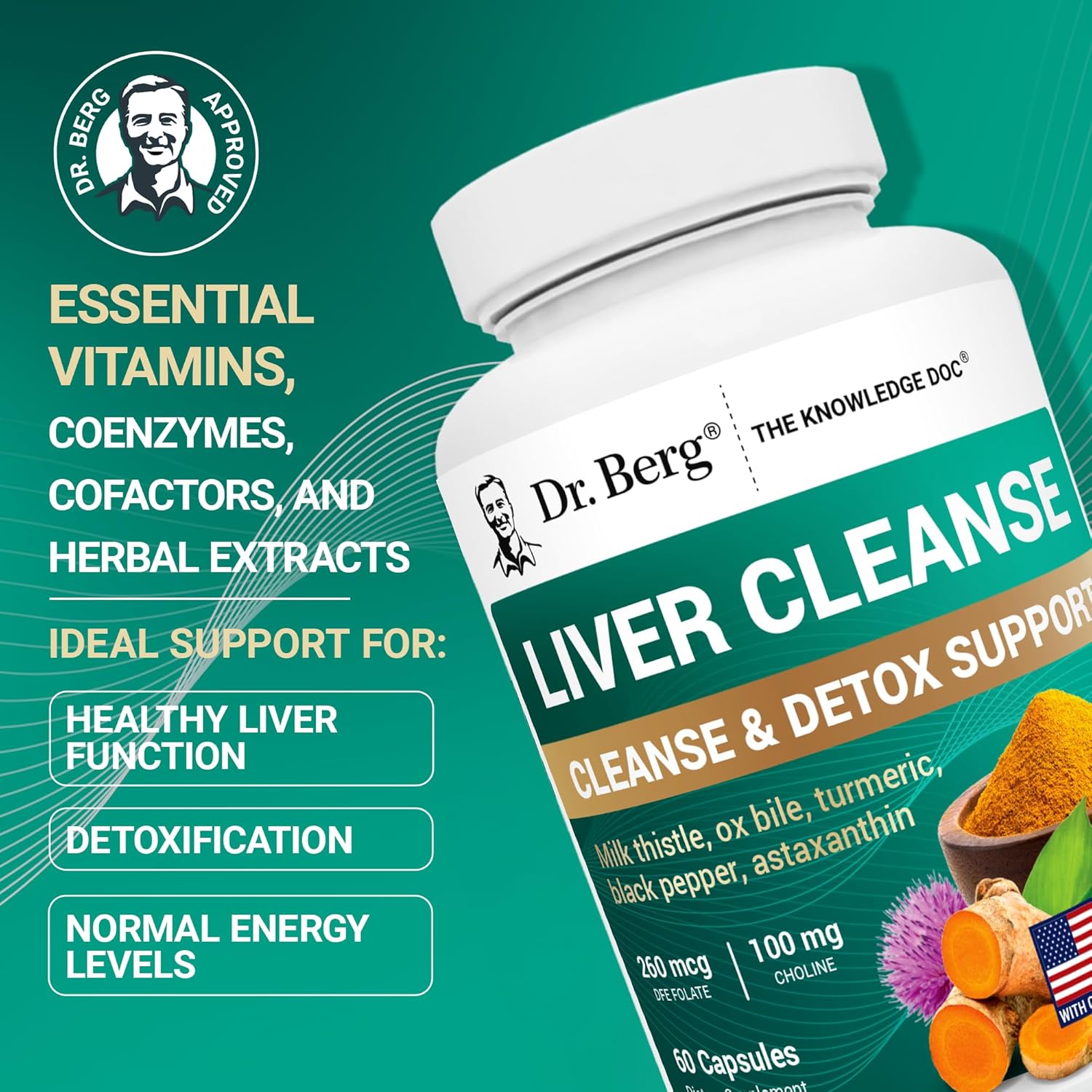 Dr. Berg Liver Cleanse | Premium Detox & Support Formula - 60 Capsules - Image 5