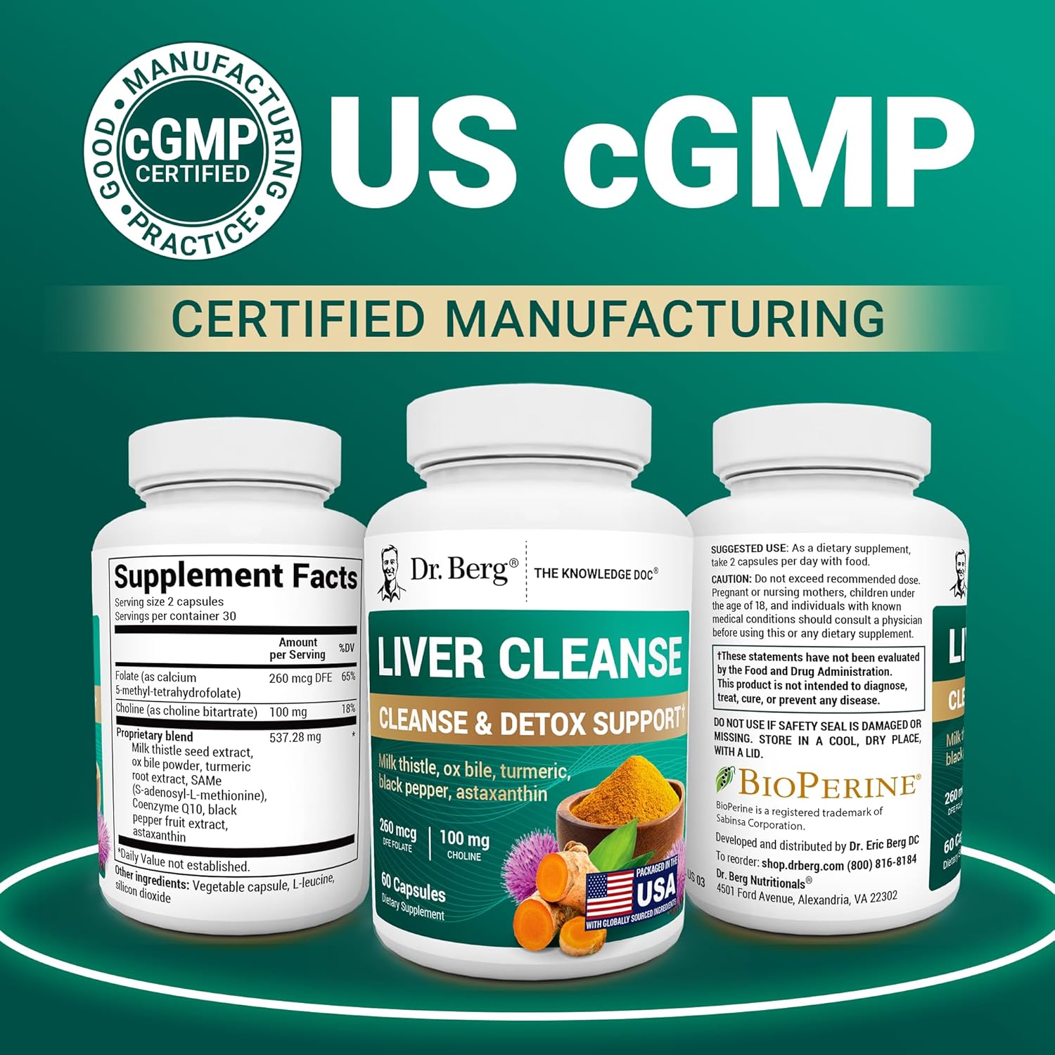 Dr. Berg Liver Cleanse | Premium Detox & Support Formula - 60 Capsules - Image 6
