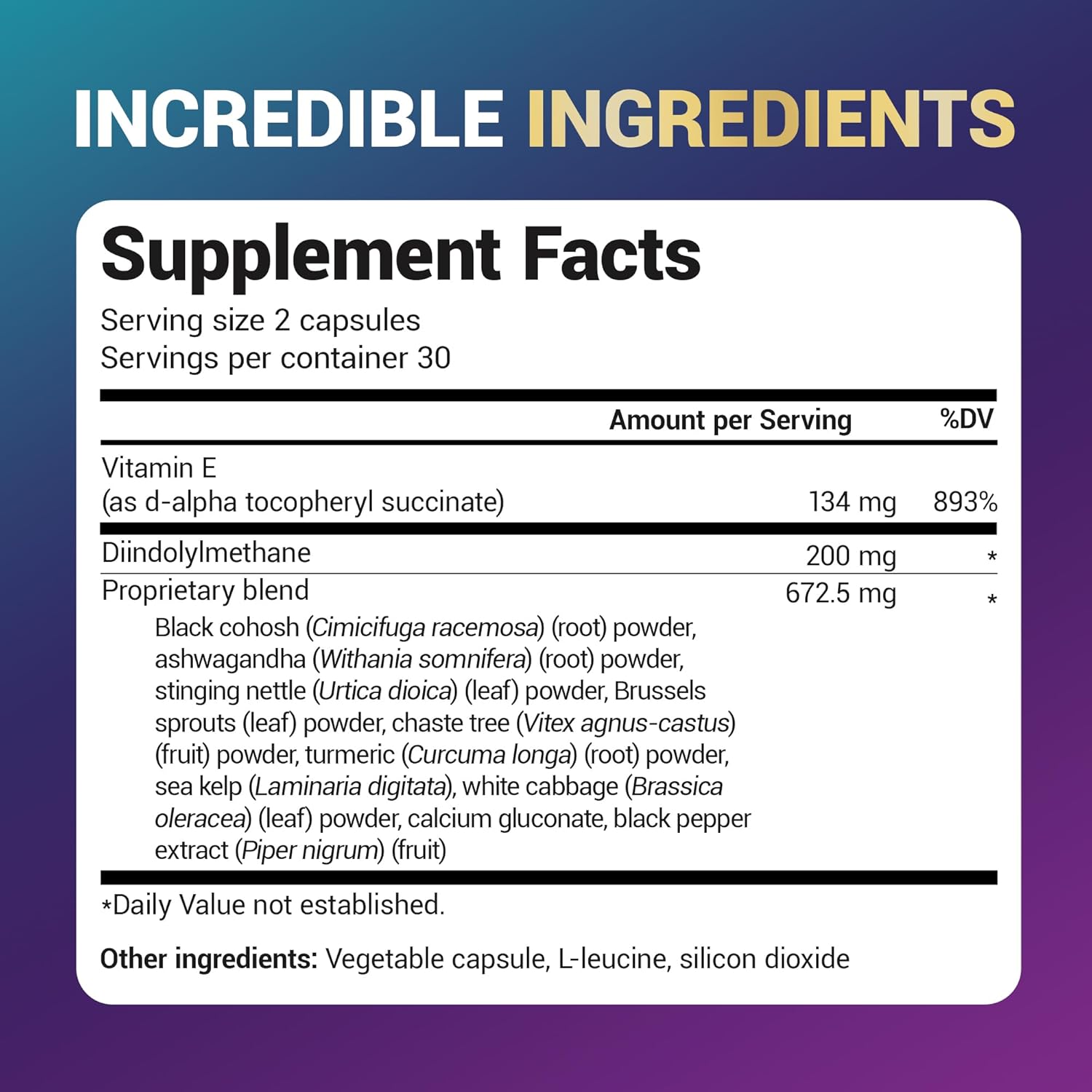 Dr Berg's DIM Supplement Estrogen Support | 60 Capsules - Image 3