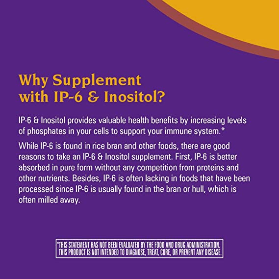 Nature's Way Cell Forté IP-6 & Inositol Supplement , 240 Capsules ناتشرز واى اينوزيتول ، لدعم الجهاز المناعى ولصحة وظائف الكبد ، وتعزيز إزالة السموم من الخلايا ، وتحسين وظائف الأغشية، 240 كبسولة - Image 6