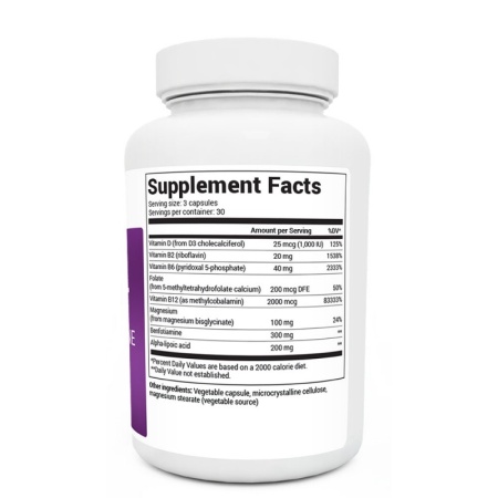 Dr. Berg Nerve Support with Benfotiamine | Nerve Health Formula, Ingredients