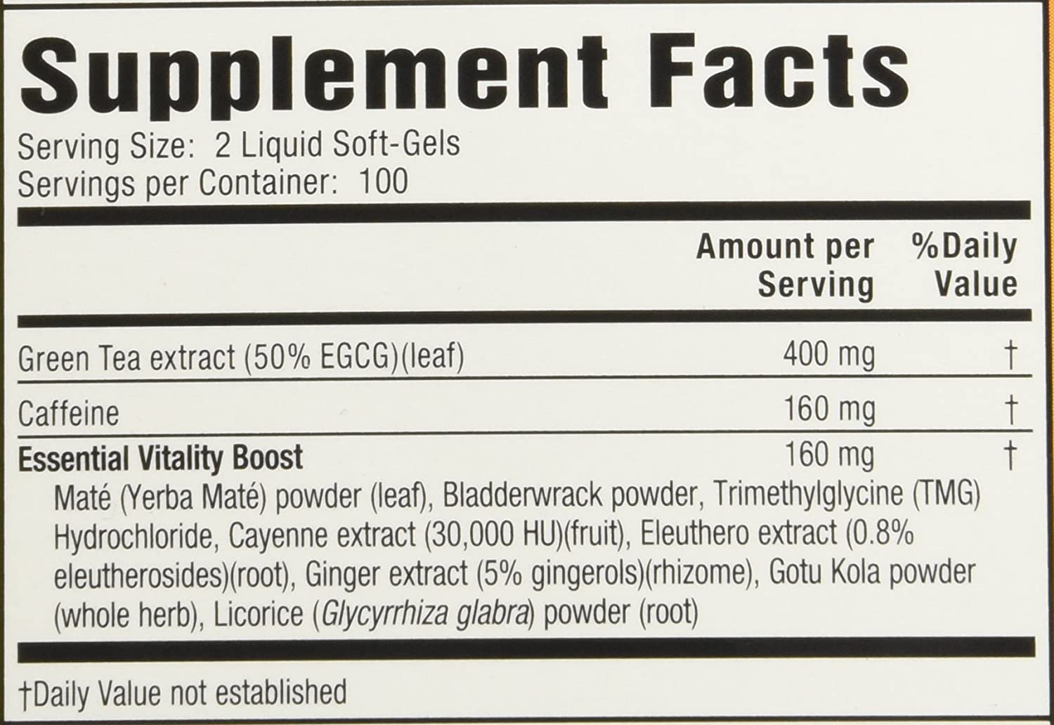 Green Tea Fat Burner, 200 Liquid Soft-Gels<BR/>كبسولات الشاى الأخضر حارق الدهون لانقاص الوزن بطريقة امنة وسريعة، تركيز عالى 200 مجم للكبسولة ،200 كبسولة - Image 4