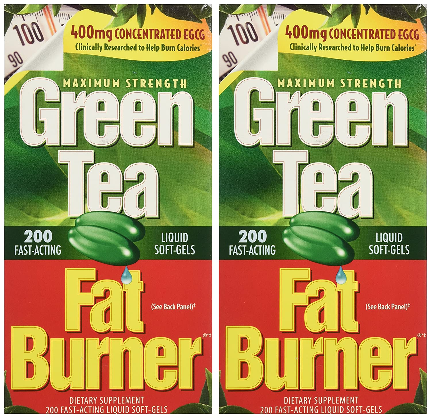 Green Tea Fat Burner, 200 Liquid Soft-Gels<BR/>كبسولات الشاى الأخضر حارق الدهون لانقاص الوزن بطريقة امنة وسريعة، تركيز عالى 200 مجم للكبسولة ،200 كبسولة - Image 8