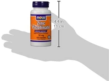 NOW Zinc Picolinate 50mg 120 Capsules ناو ، بيكولينات الزنك 50 مجم ، 120 كبسولة - Image 7