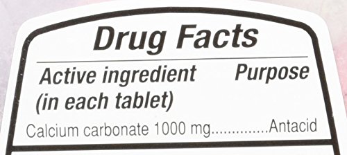 Kirkland Signature Ultra Strength Antacid Calcium Carbonate 1000 MG - Assorted Berry Flavors, 265 Tablets