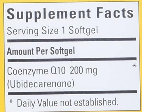 Nature Made CoQ10, Softgels Helps Supports Heart Function & Cellular Energy Production, Unflavored, 200 mg, 140 Countكيو 10، 200 مجم ، لصحة القلب و الأوعية الدموية ، وزيادة مستويات الطاقة ،140كبسولة - Image 4