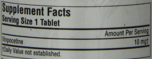 Source Naturals Vinpocetine 10mg - 60 Tablets - Image 5