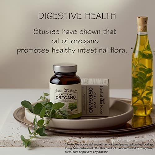 Herbal Roots Oil of Oregano - Made from Mediterranean Oregano Oil - 90 Easy to Swallow Softgel Capsules - Extra Strength 150 mg - Made in The USA - Image 5