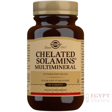 Solgar Chelated Solamins Multimineral – 90 Tablets