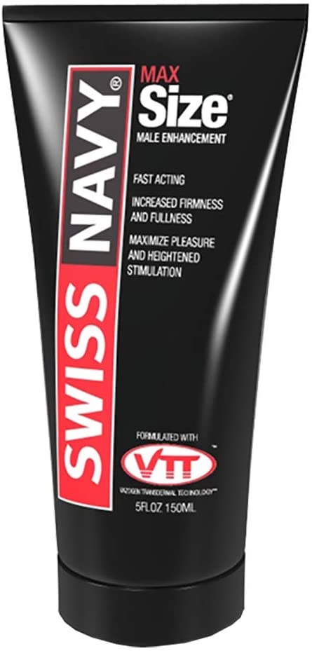 SWISS NAVY Max Size Male Enhancement Cream (5oz) ماكس سايز كريم تعزيز الأداء الجنسى