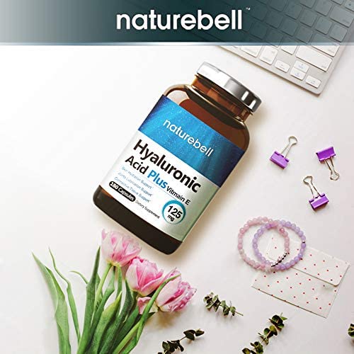 NatureBell Hyaluronic Acid with Vitamin E, 125mg |180 Capsules - Image 5