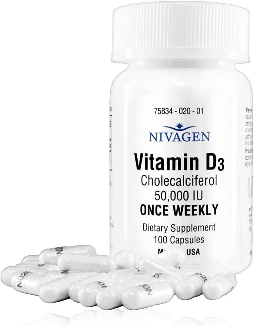 Nivagen Pharmaceuticals Inc Vitamin D3 50,000 IU (100) - Image 5