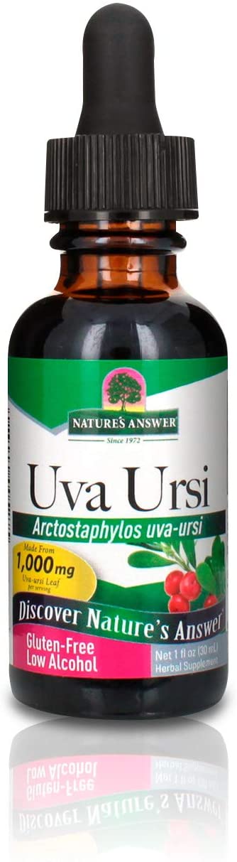 Nature's Answer Uva Ursi Leaf Liquid Drops with Organic Alcohol, 1-Fluid Ounce | Promotes Urinary Tract Health | UTI Relief | Natural Kidney Detox