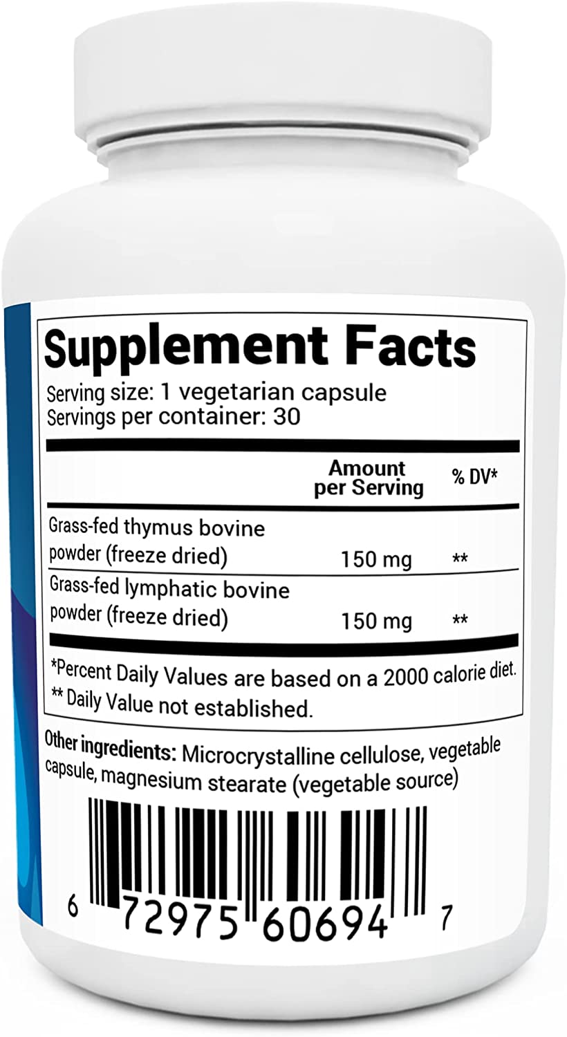 Dr. Berg's Sinus & Lung Support Supplement - Healthy Respiratory System, Sinus Relief and Lung Cleanse Formula with Lymphatic and Thymus Powders - Normal Sinus and Lung Function - 30 Capsules - Image 6