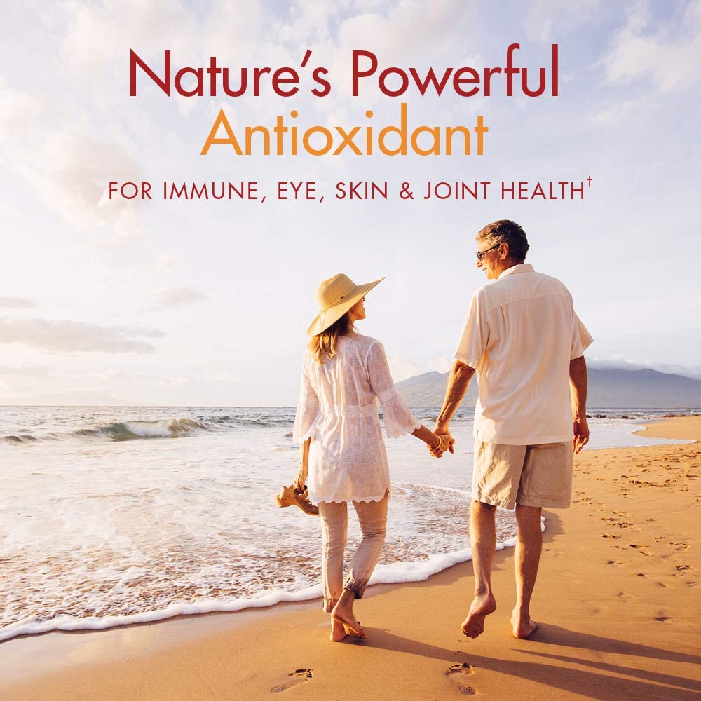 Nutrex BioAstin Hawaiian Astaxanthin 50 Caps 12 MG 50 Count - Hawaiian Grown Premium Antioxidant - One per day - Sports Nutrition & Immunity Supplement - Supports Eye, Joint & Cardiovascular Health بيواستين استازانتين 12 مجم لدعم صحة الجهاز المناعى والعين والمفاصل والقلب ، 50 سوفت جيل نباتى - Image 4