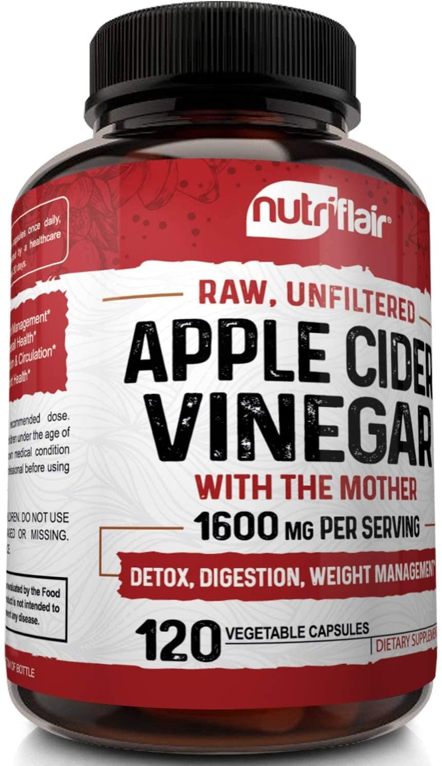 Apple Cider Vinegar Capsules with The Mother - 120 Vegan ACV Pills - Best Supplement for Healthy Weight Loss, Diet, Keto, Digestion, Detox, Immune - Powerful Cleanser & Appetite Suppressant Non-GMO - Image 4